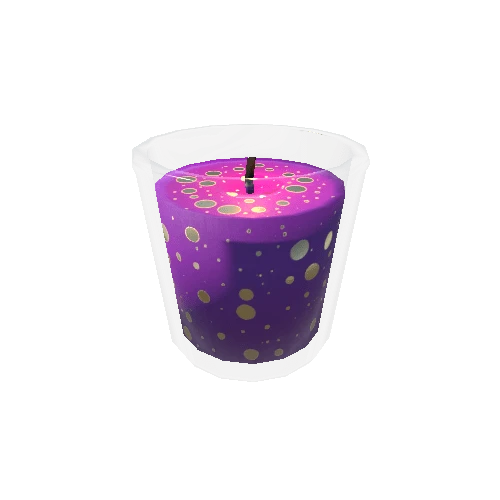 RMH Candle Purple Lit